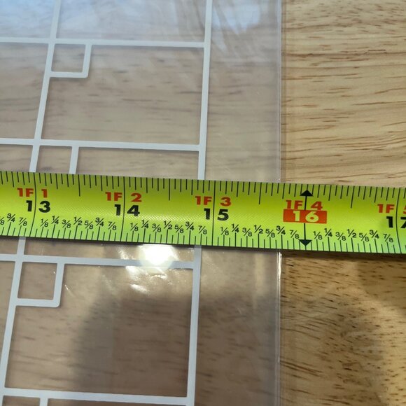 Clear Magnetic Acrylic Dry Erase Board - New w/ Markers & Eraser - Picture 8 of 10